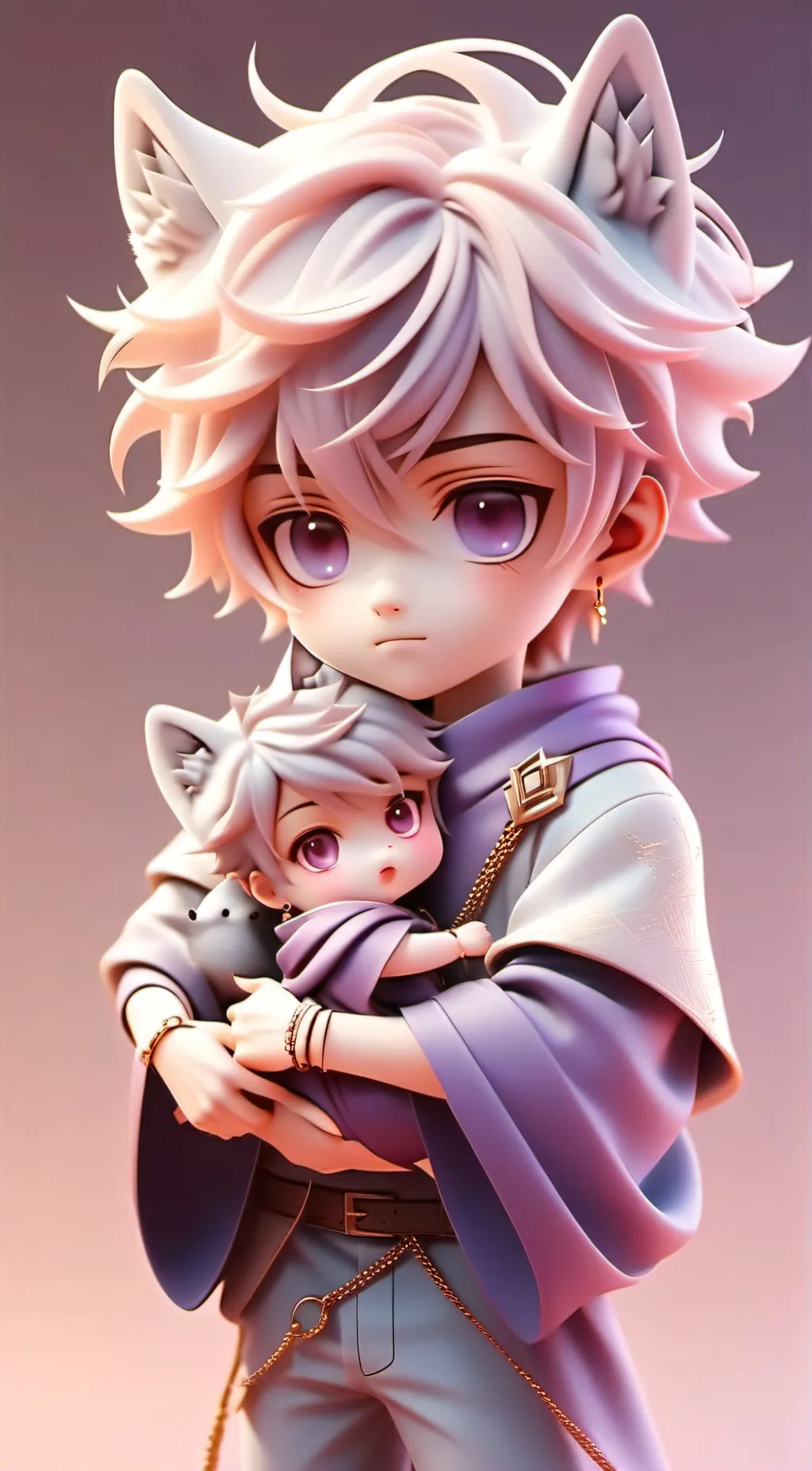 ai character: Nynxlo and Nynx background