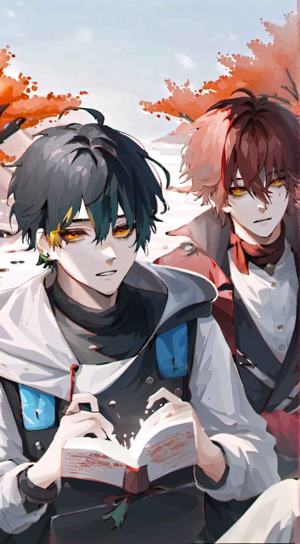 ai character: Kian and Kio background