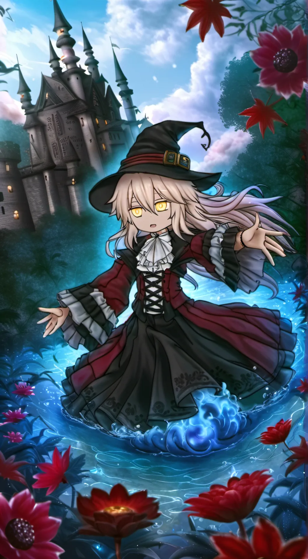 ai character: titan girl background