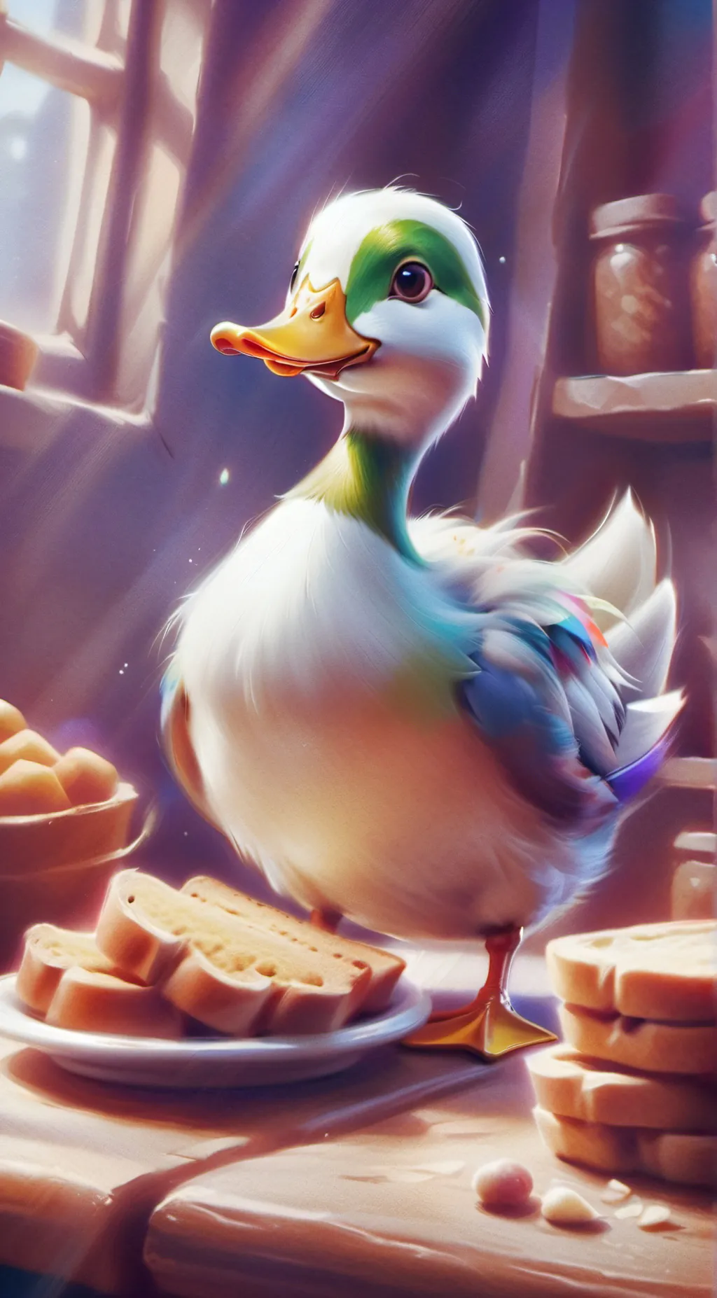 ai character: quackies background