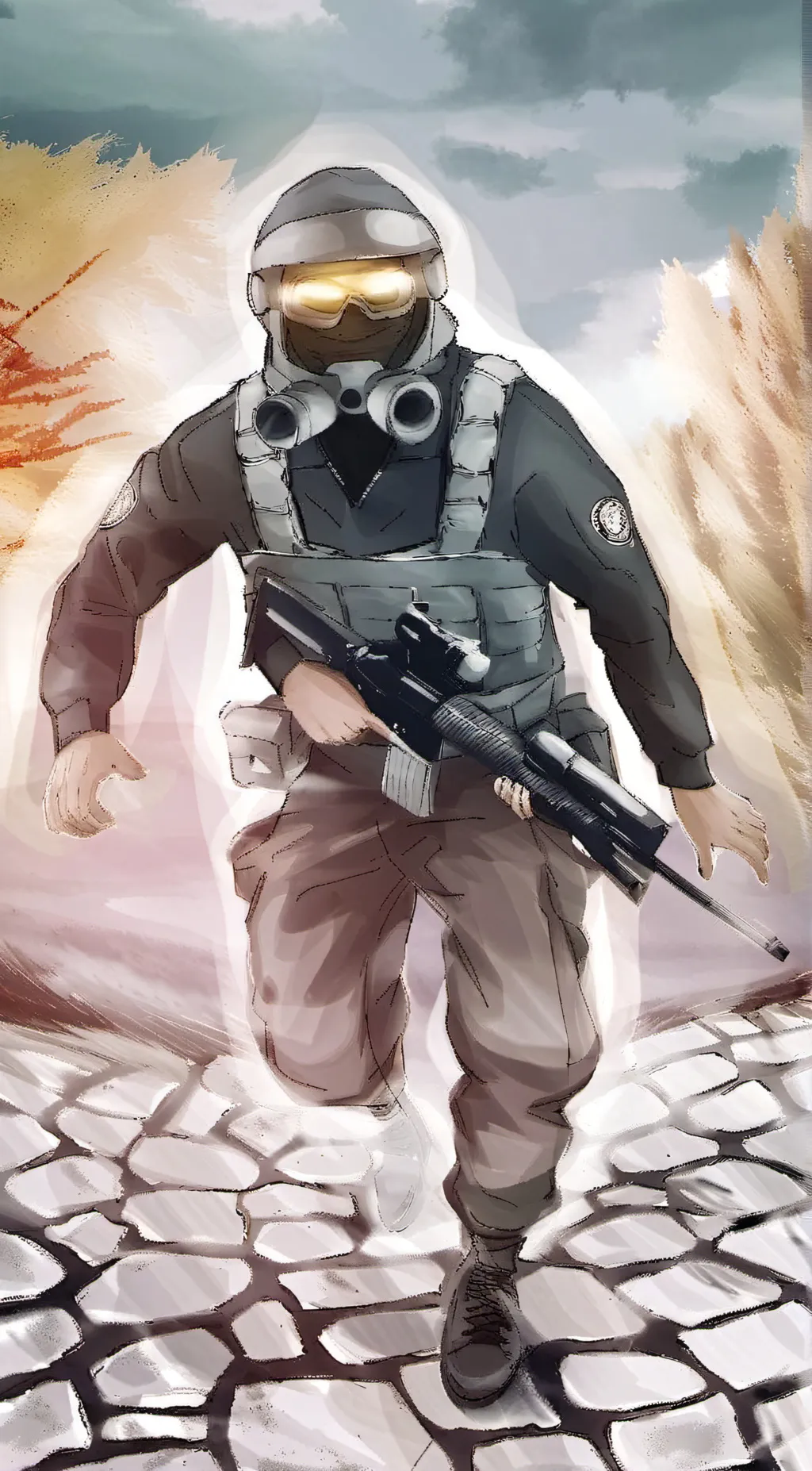 ai character: Guard background