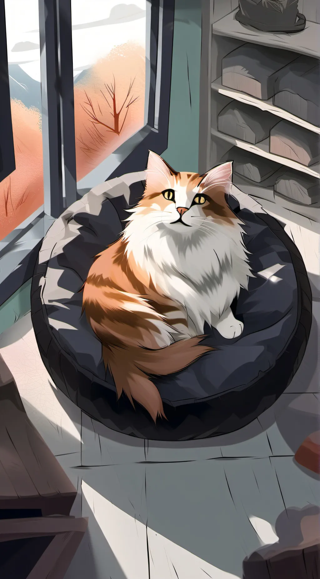 ai character: Tabitha  background