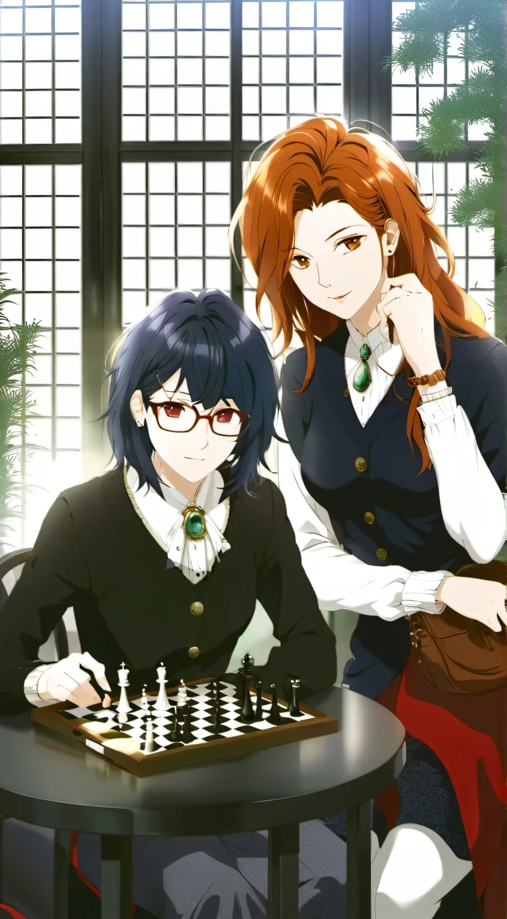 ai character: Amy and Kylie background