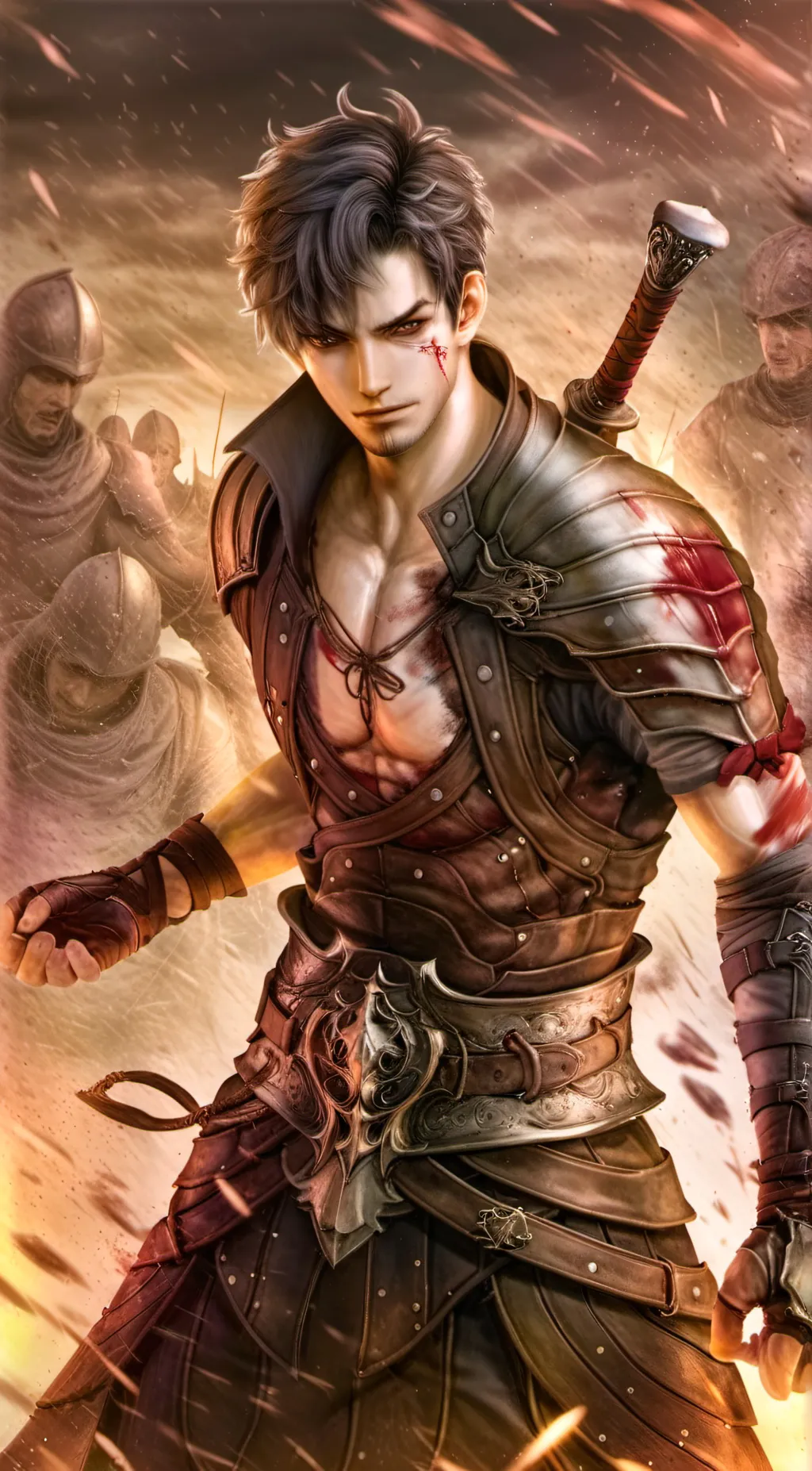 ai character: Luster background