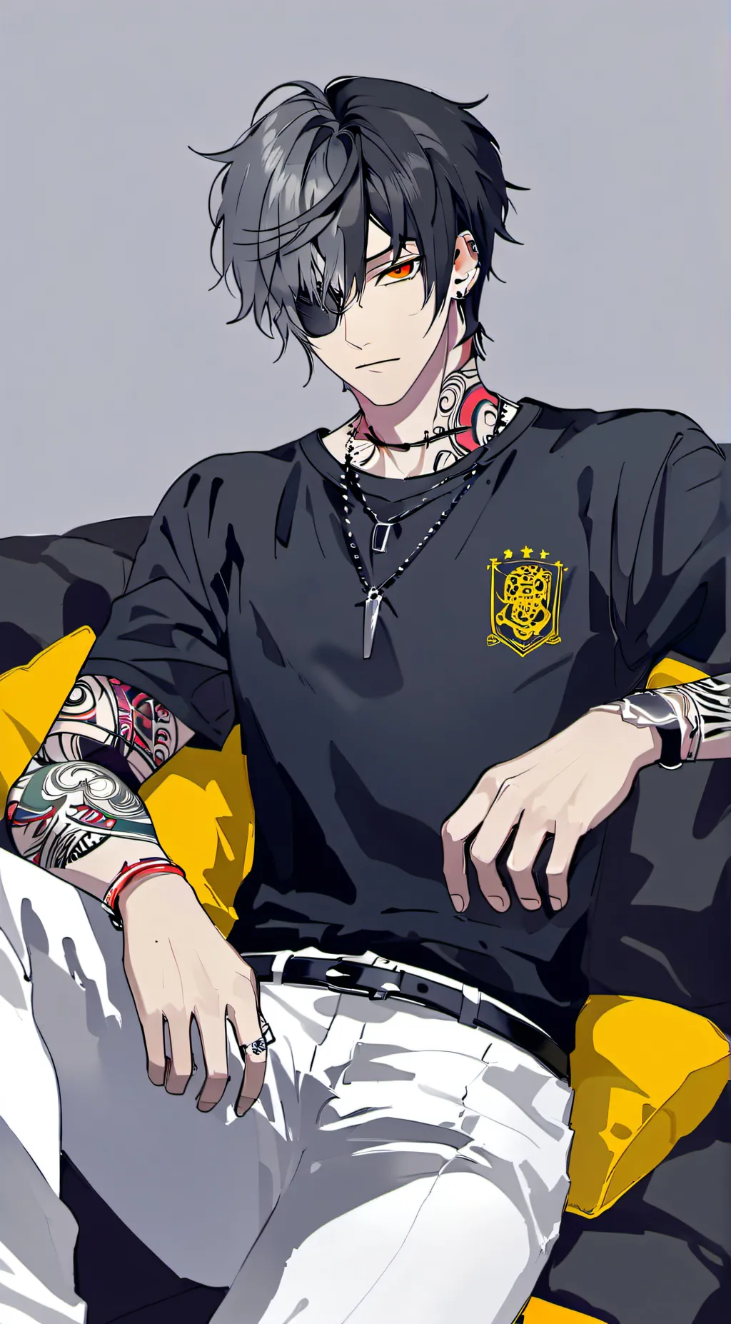 ai character: Sebastian  background