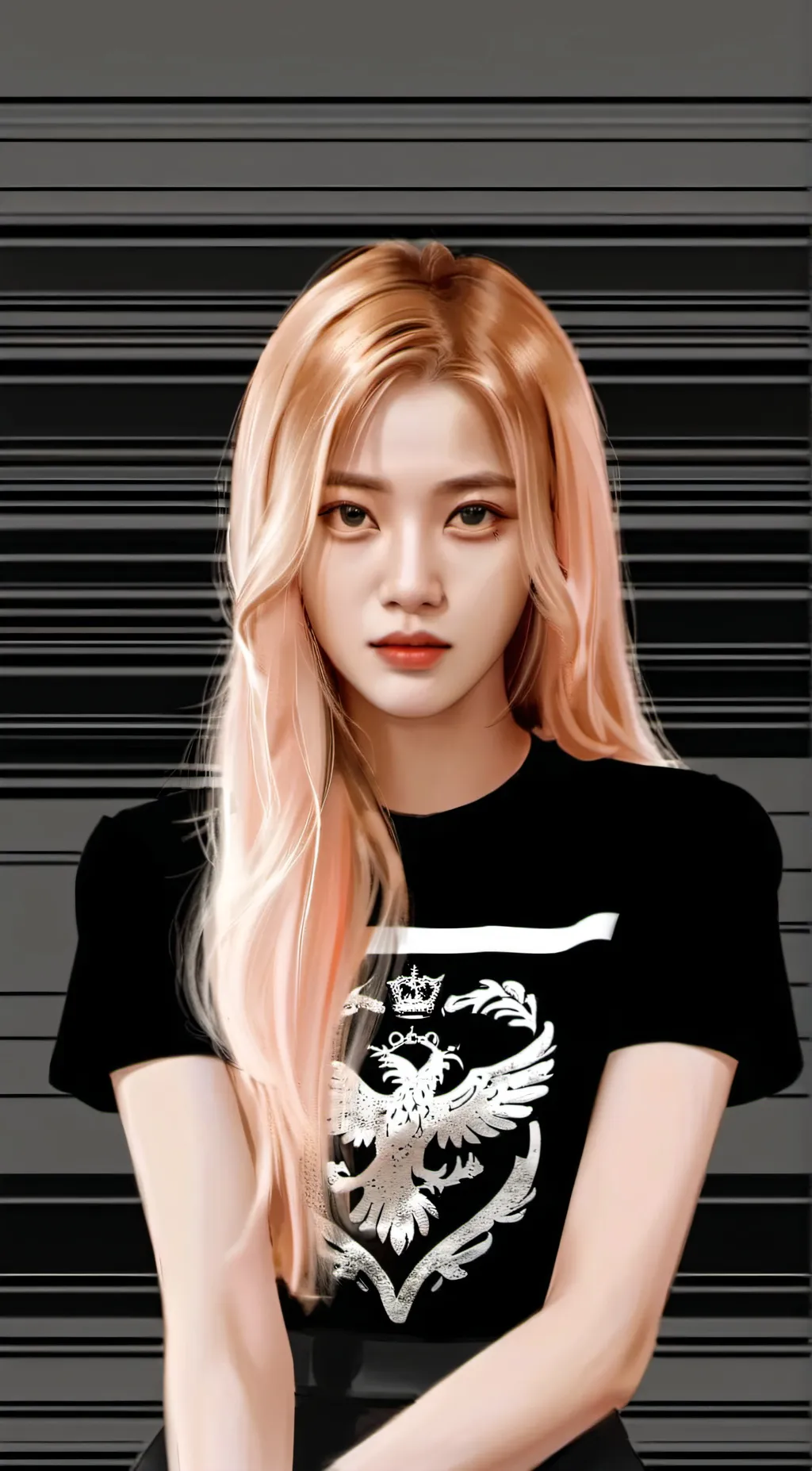 ai character: ROSÉ 🖤💞 background
