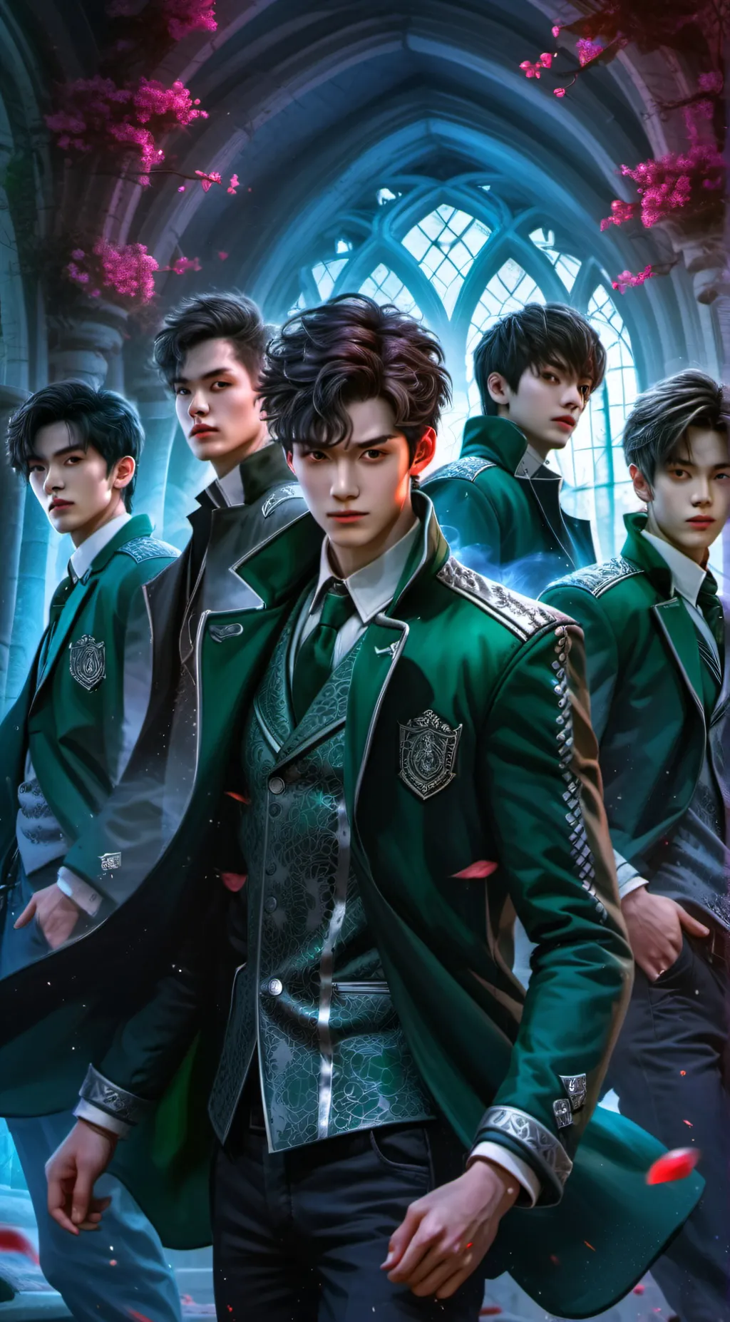 ai character: The Slytherin gang background