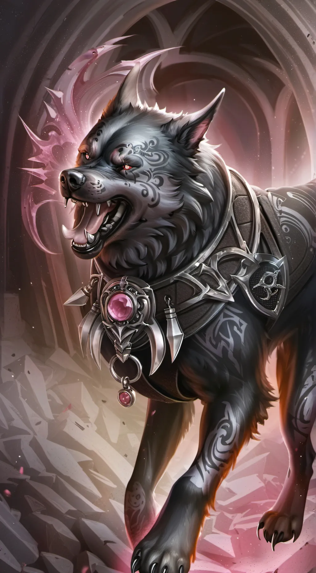 ai character: Fenrir background