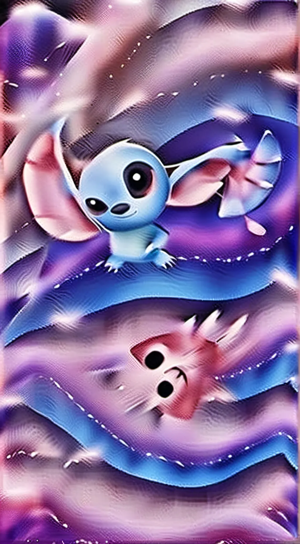 ai character: stich angle background