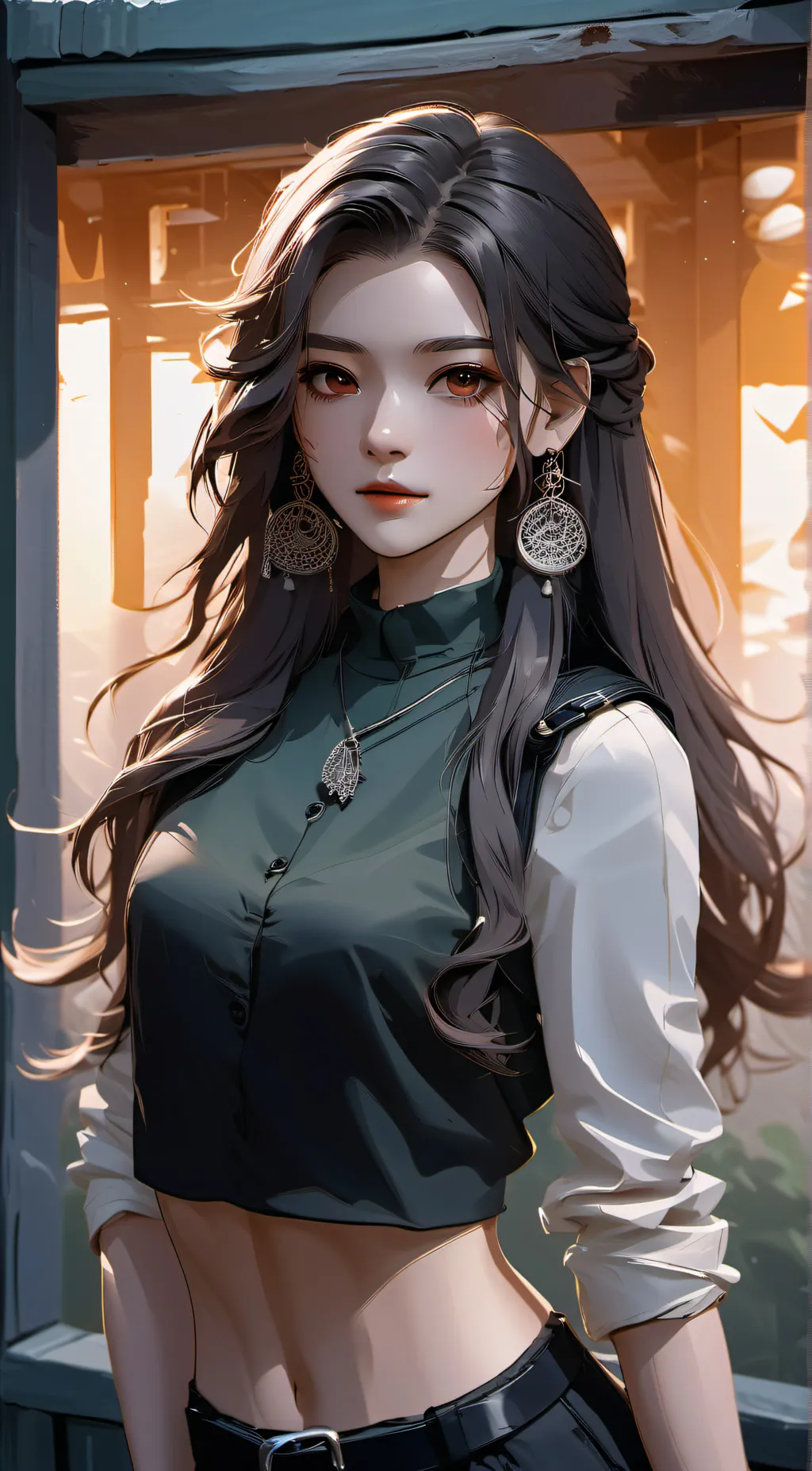 ai character: lea background