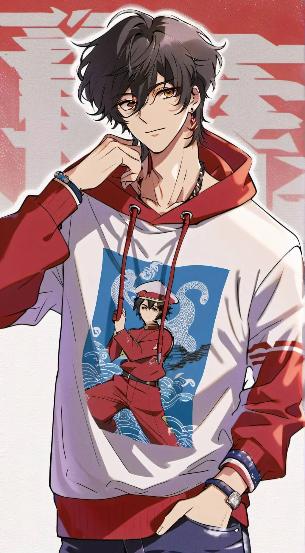 ai character: Leo background