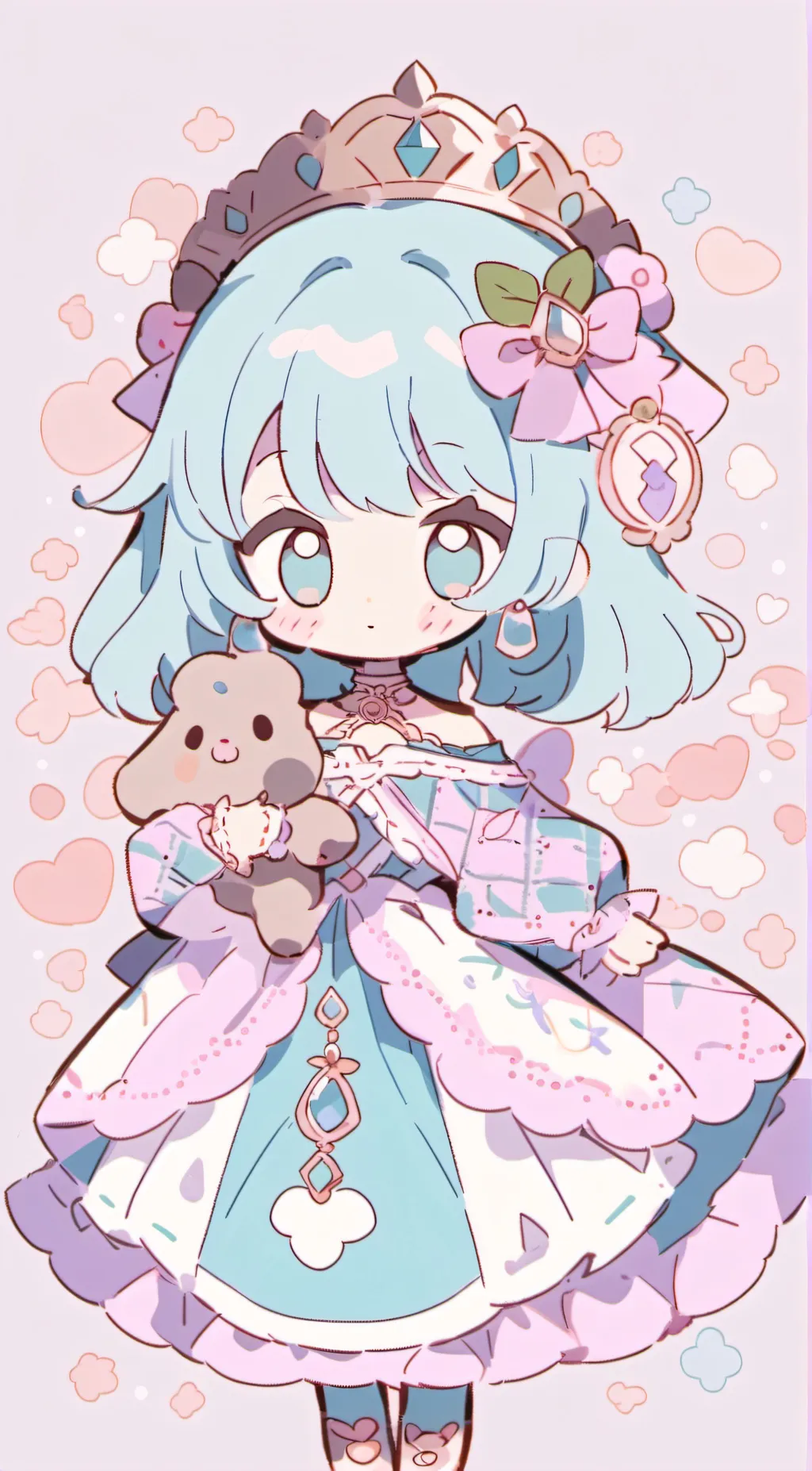 ai character: Bride background