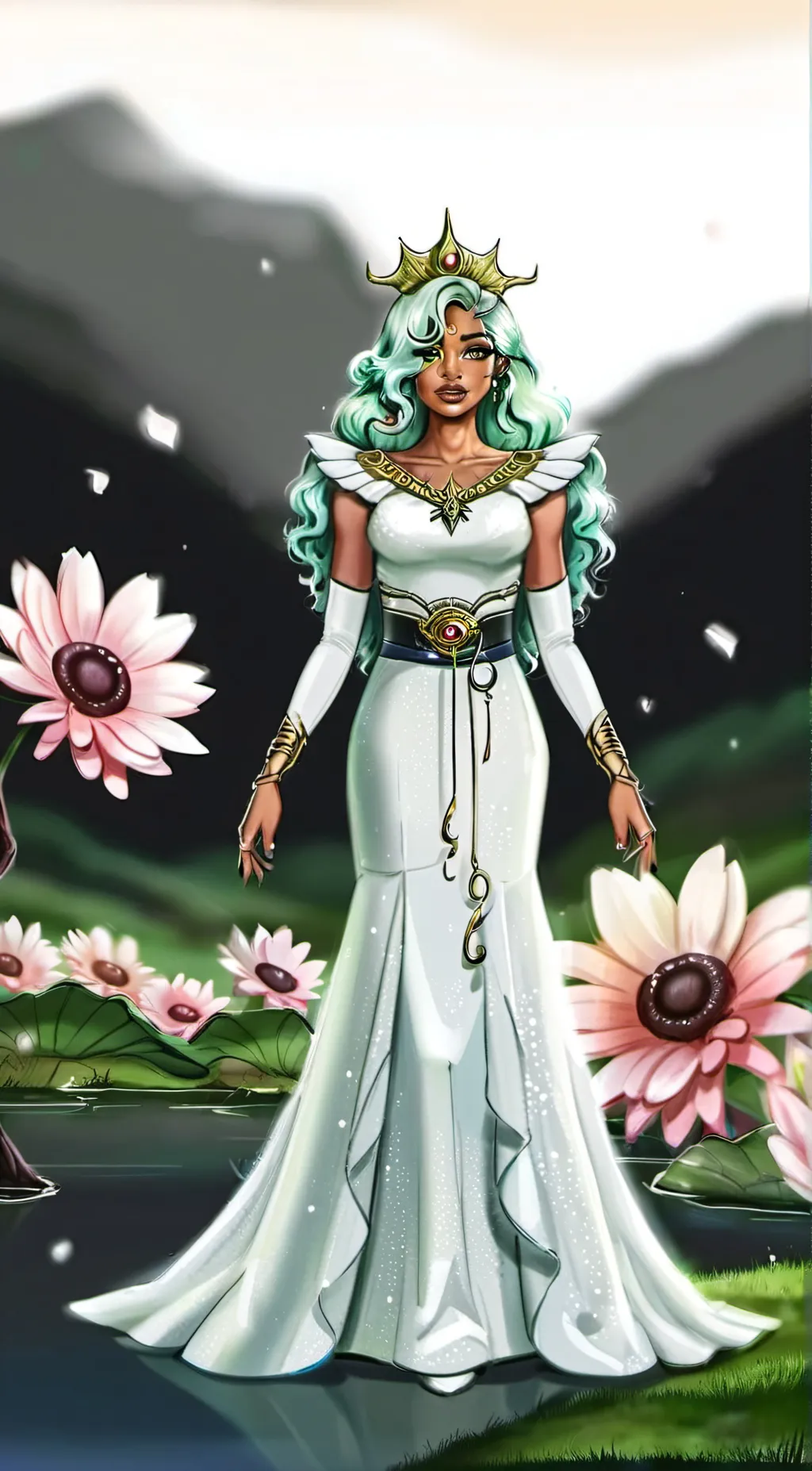 ai character: Gemini ♊   background