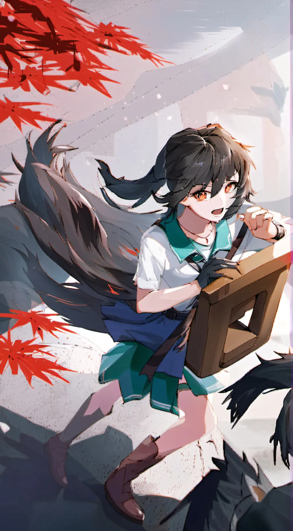 ai character: Suzume RPG background