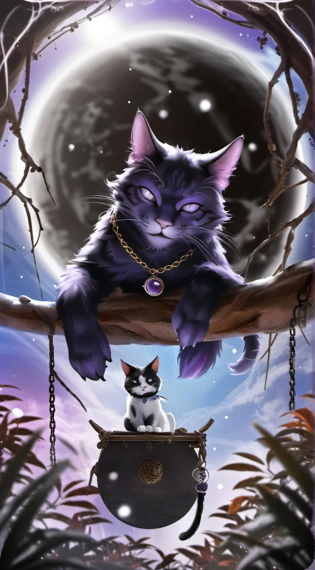 ai character: catnap background