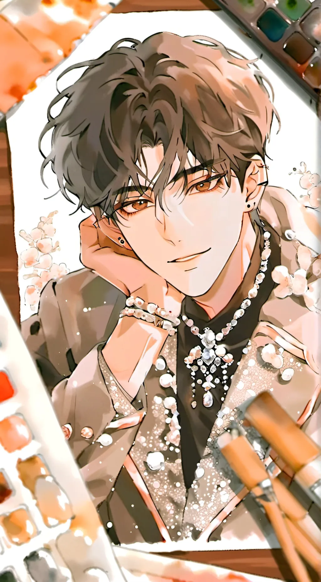 ai character: Max background