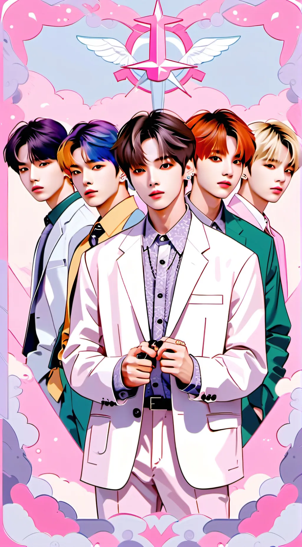 ai character: TXT background