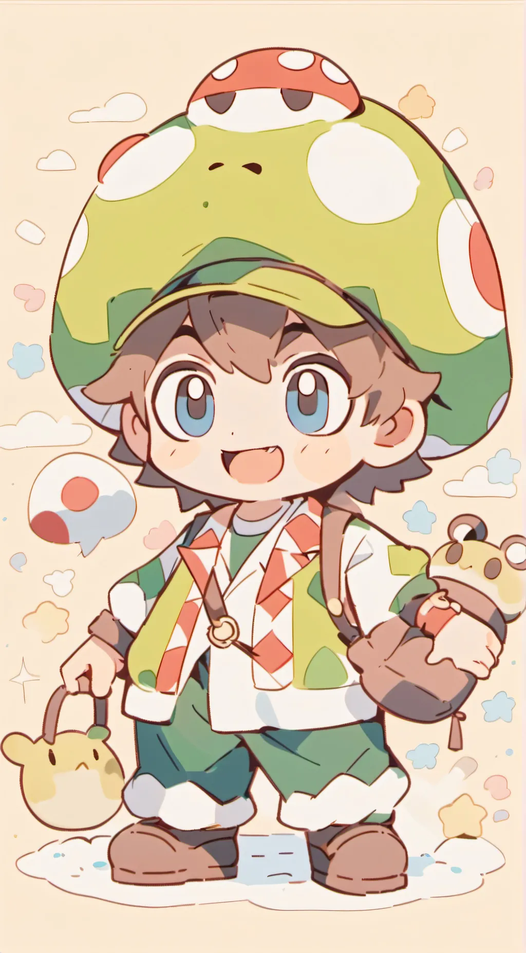 ai character: Toad background