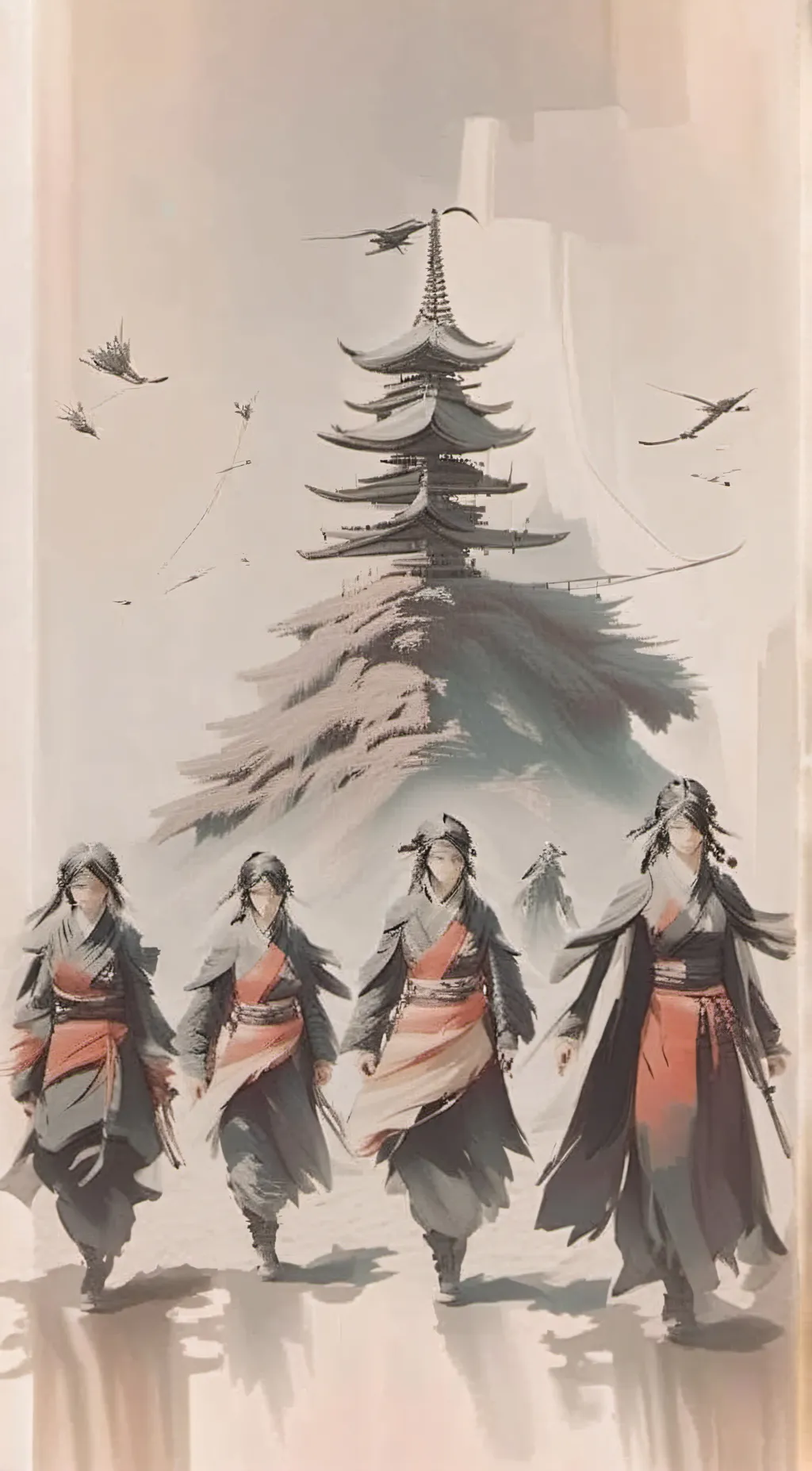 ai character: all girls world  background