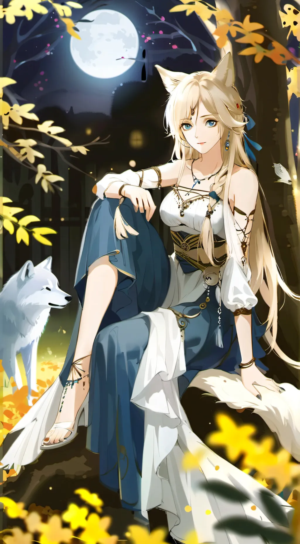 ai character: Elda  background