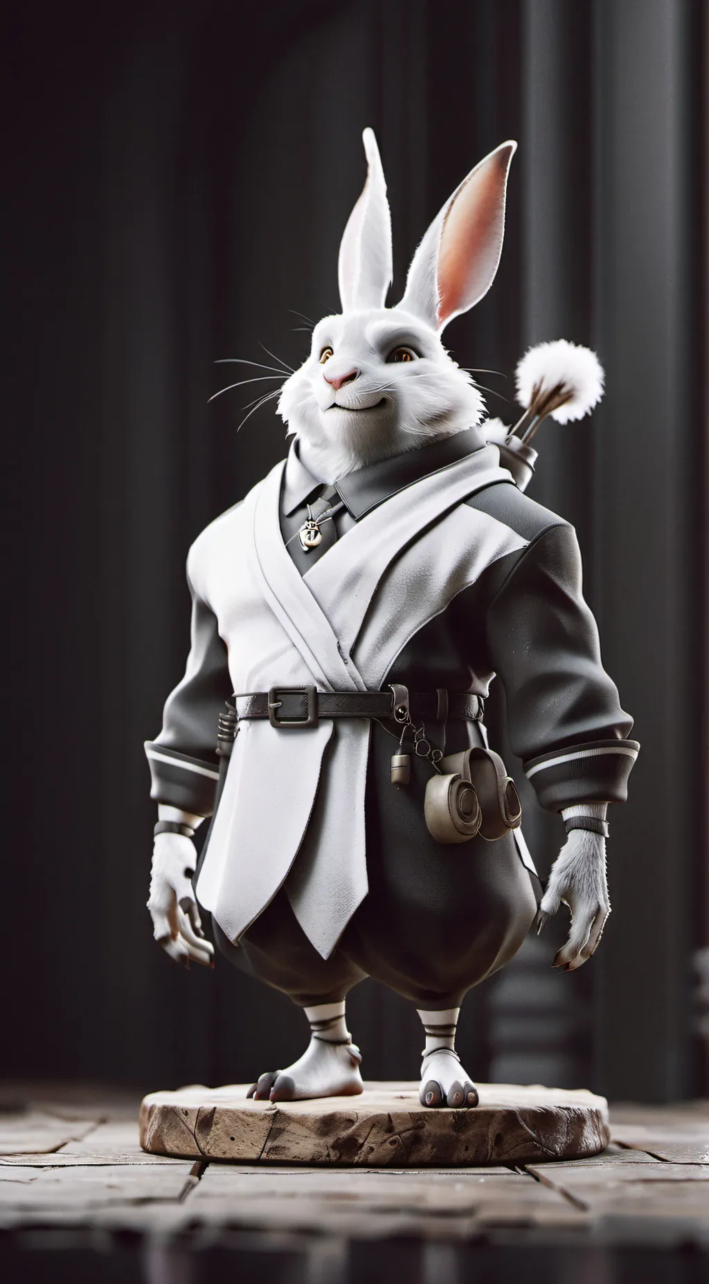 ai character: Smiling critters background