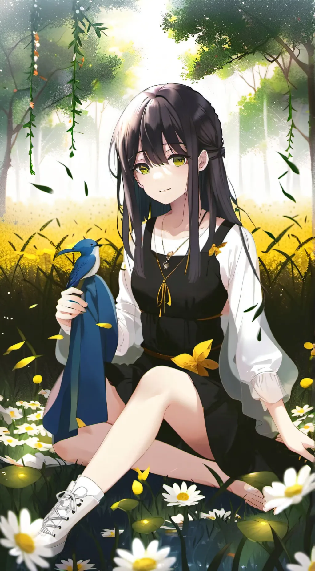 ai character: Sandra  background