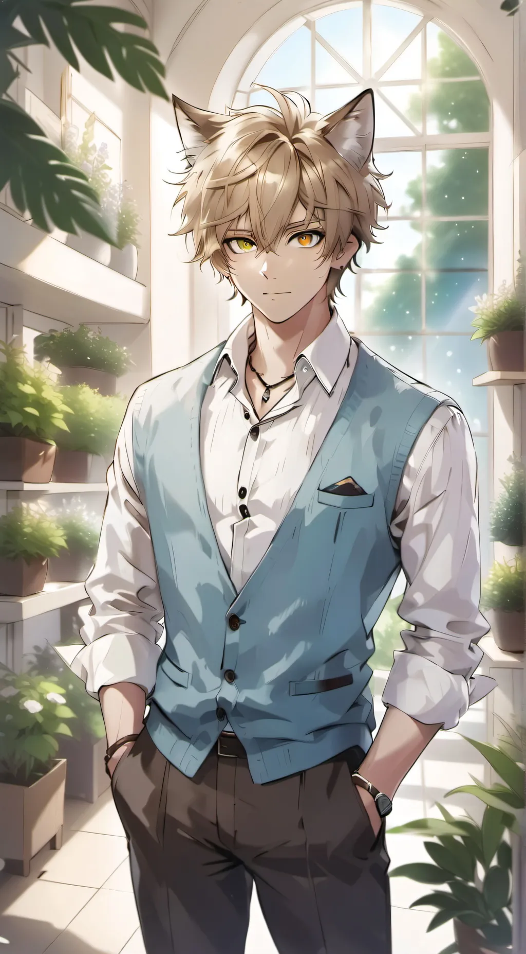 ai character: Hunter background