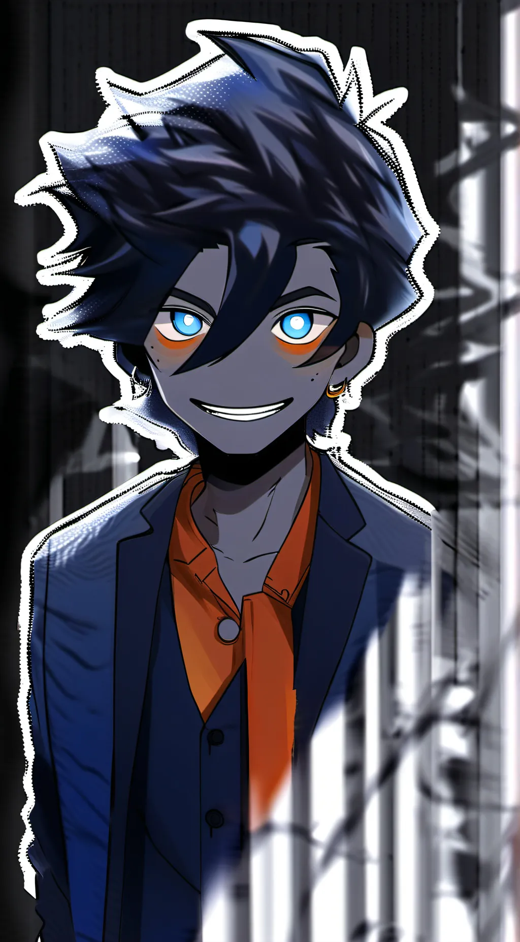 ai character: Corpse bride wally background