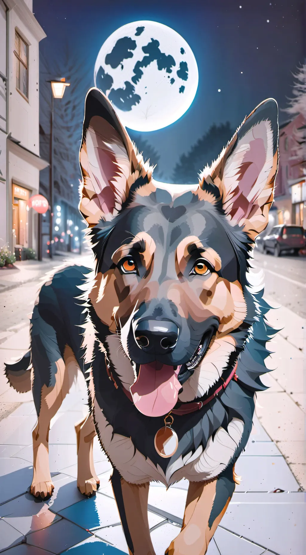 ai character: Charlie B. Barkin background