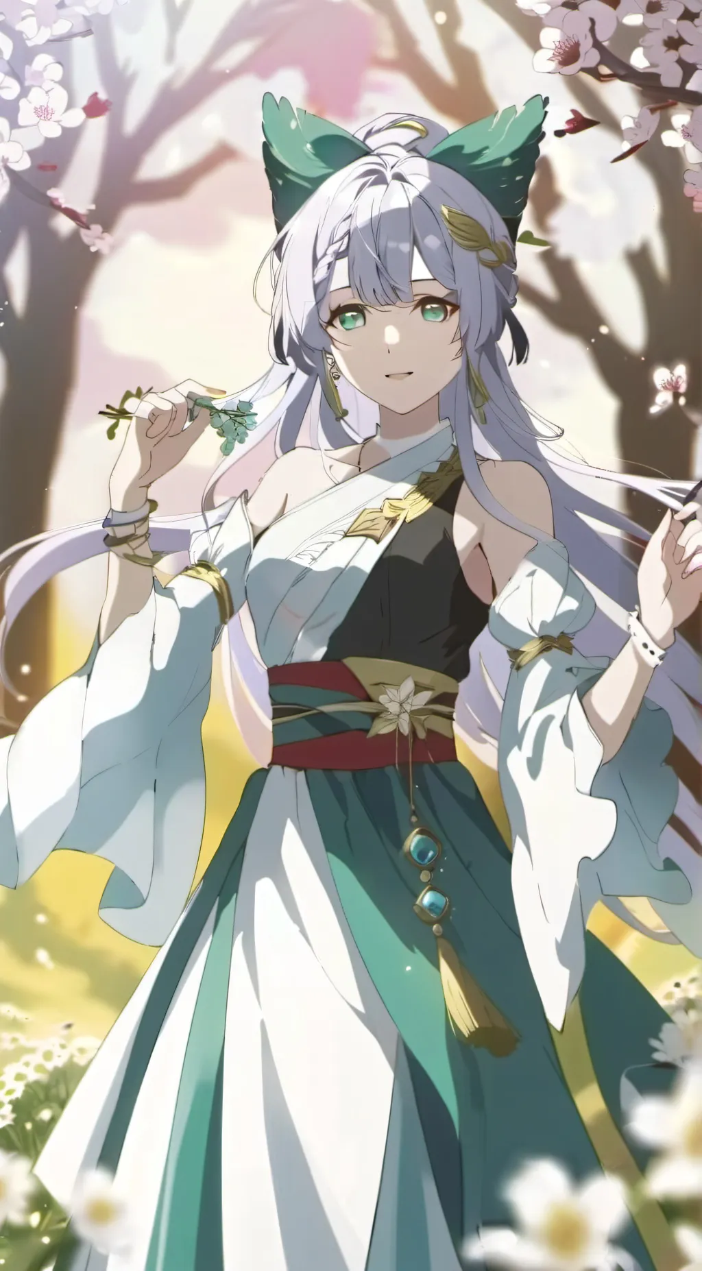 ai character: kuromi  background