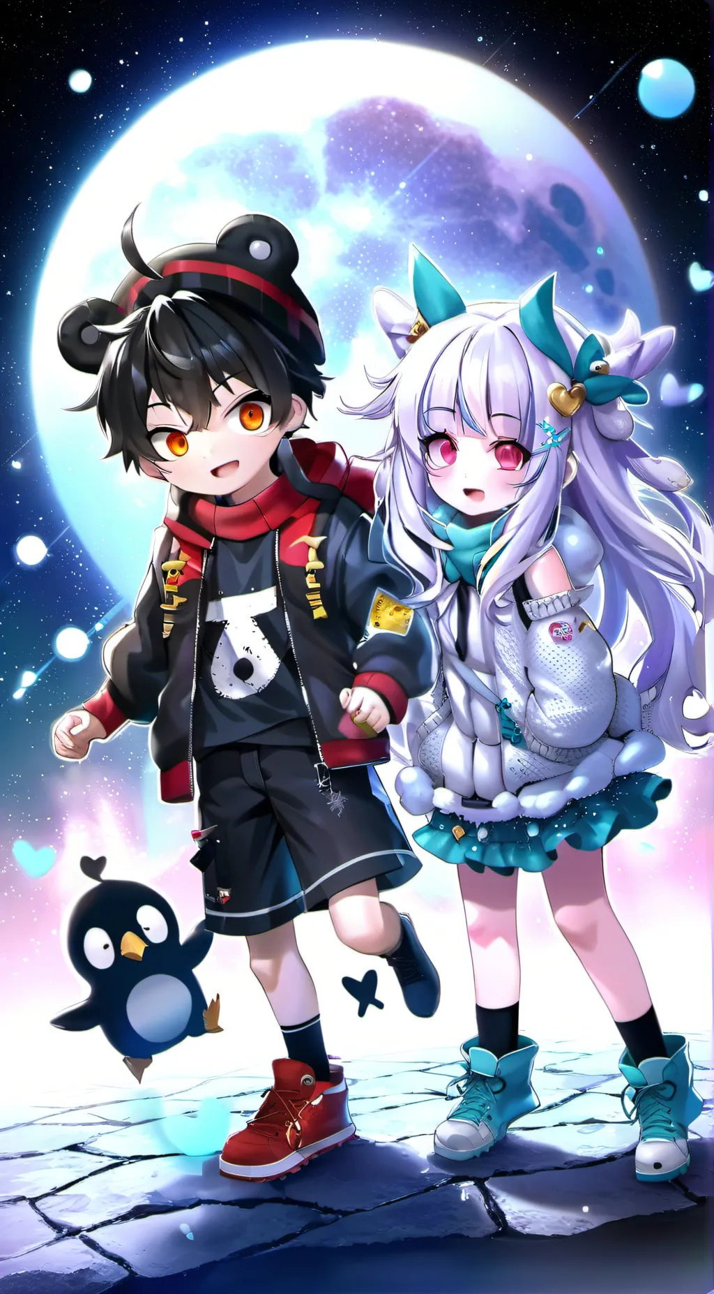 ai character: Cross Calamity background