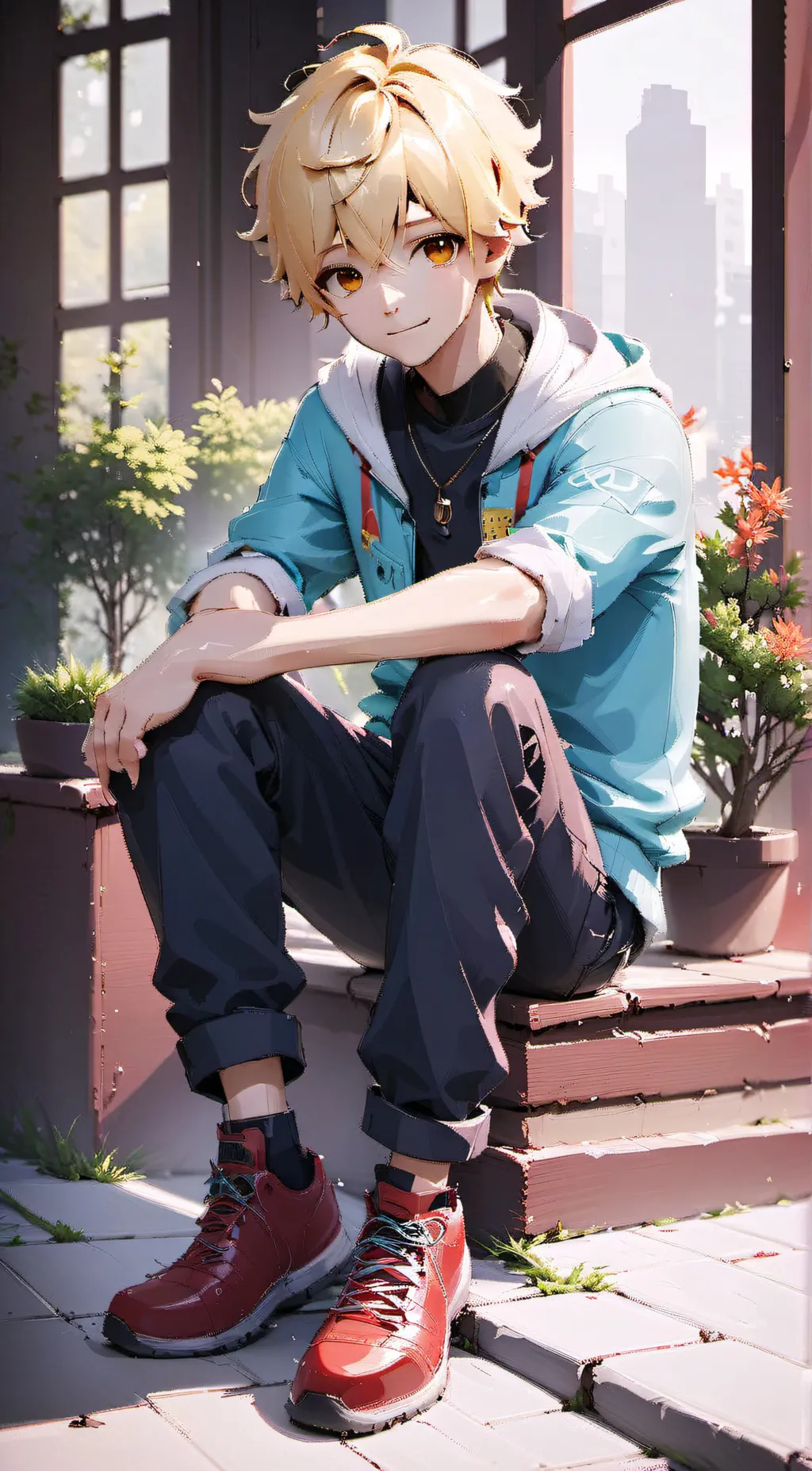 ai character: Luke background