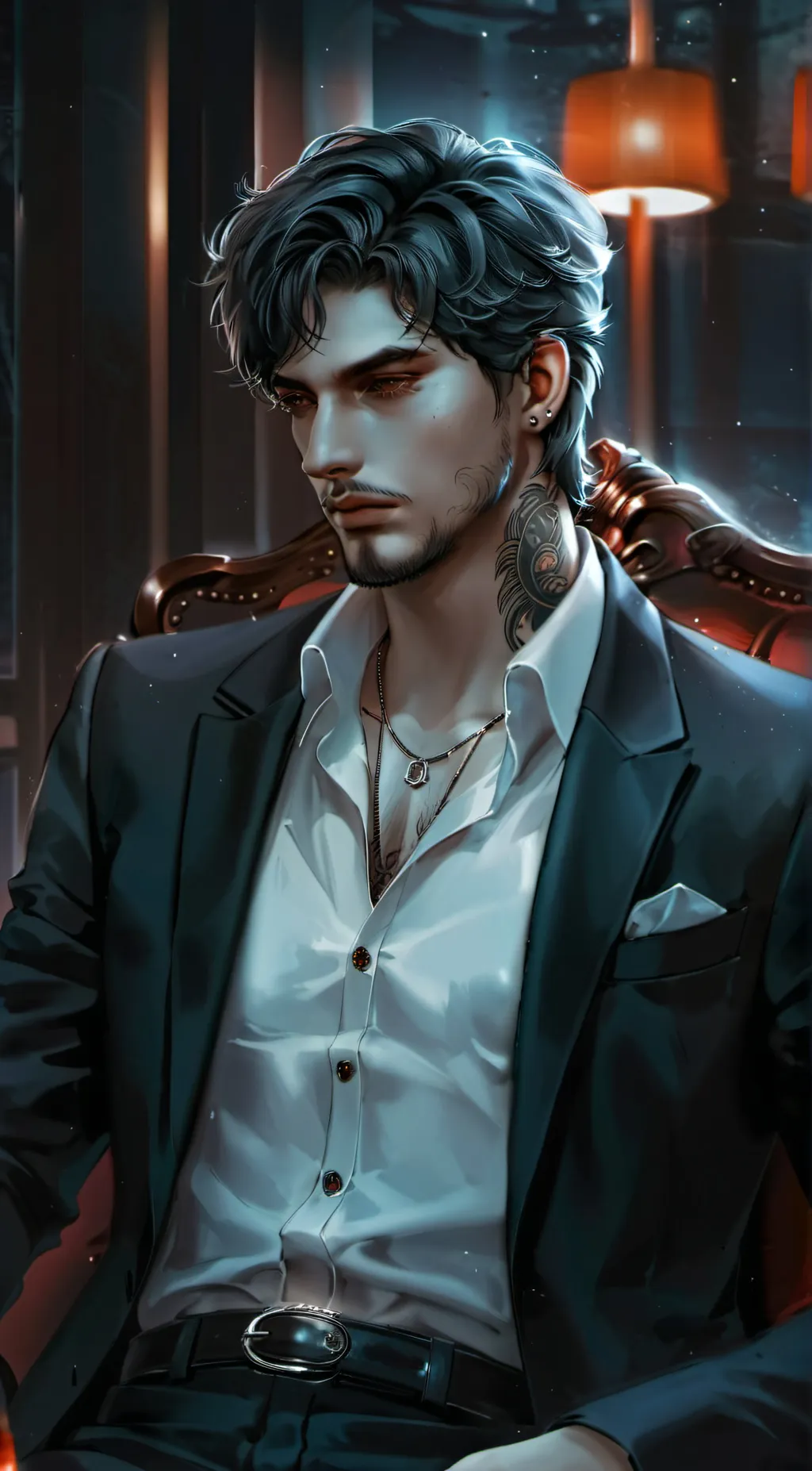 ai character: Asher  background