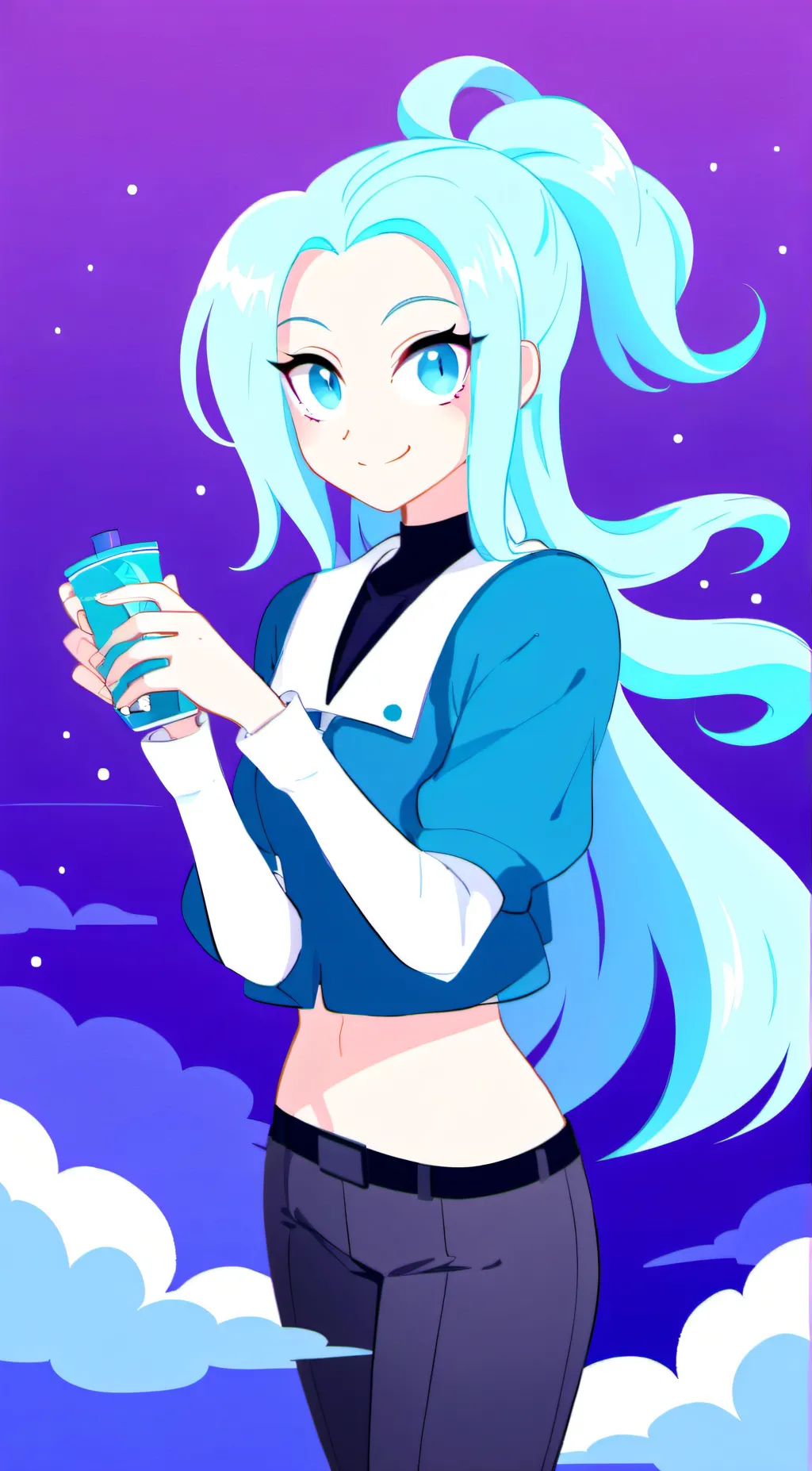 ai character: Trixie lunamoon background