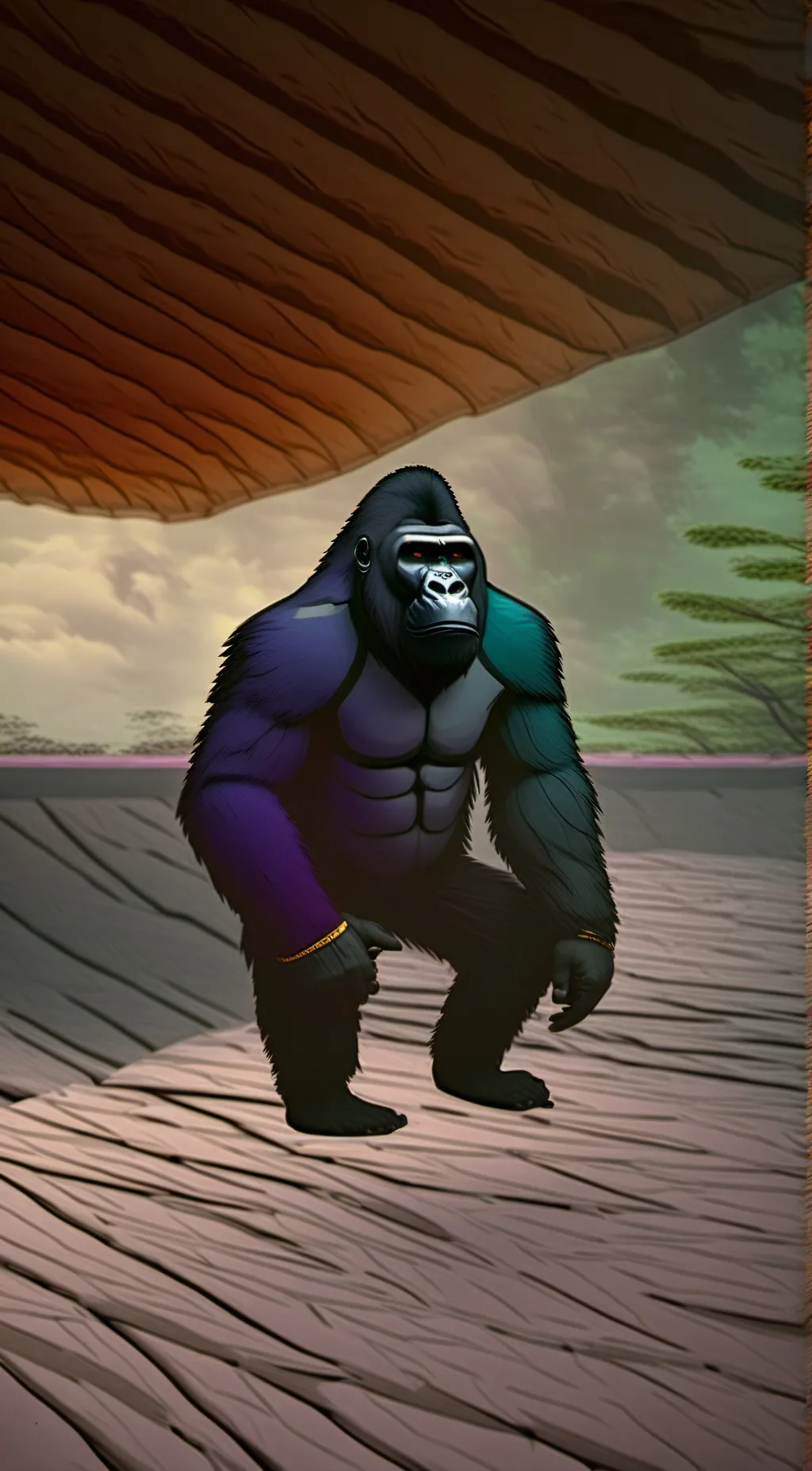 ai character: Monk background