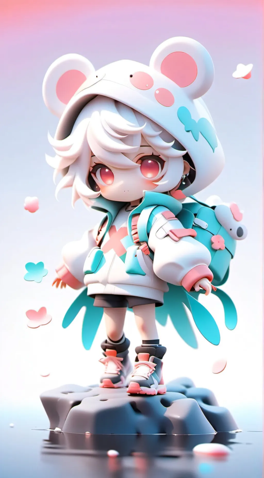 ai character: beary background