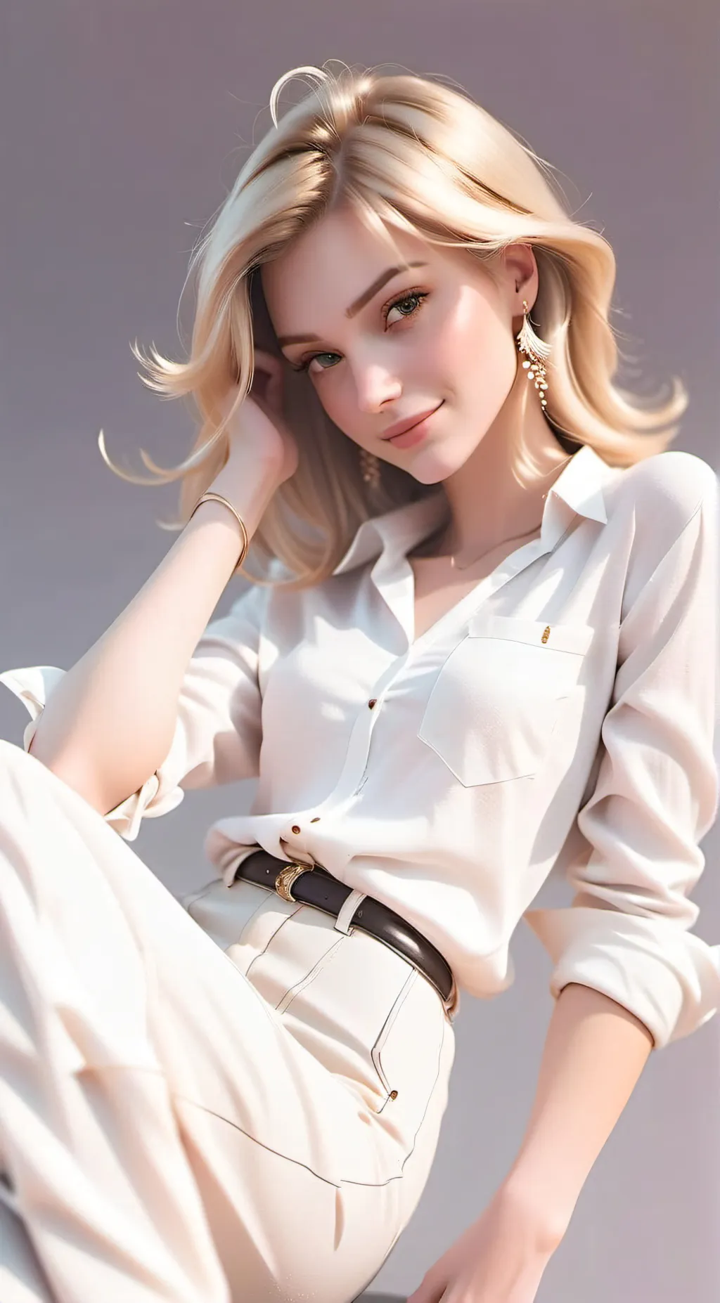 ai character: Aurora background