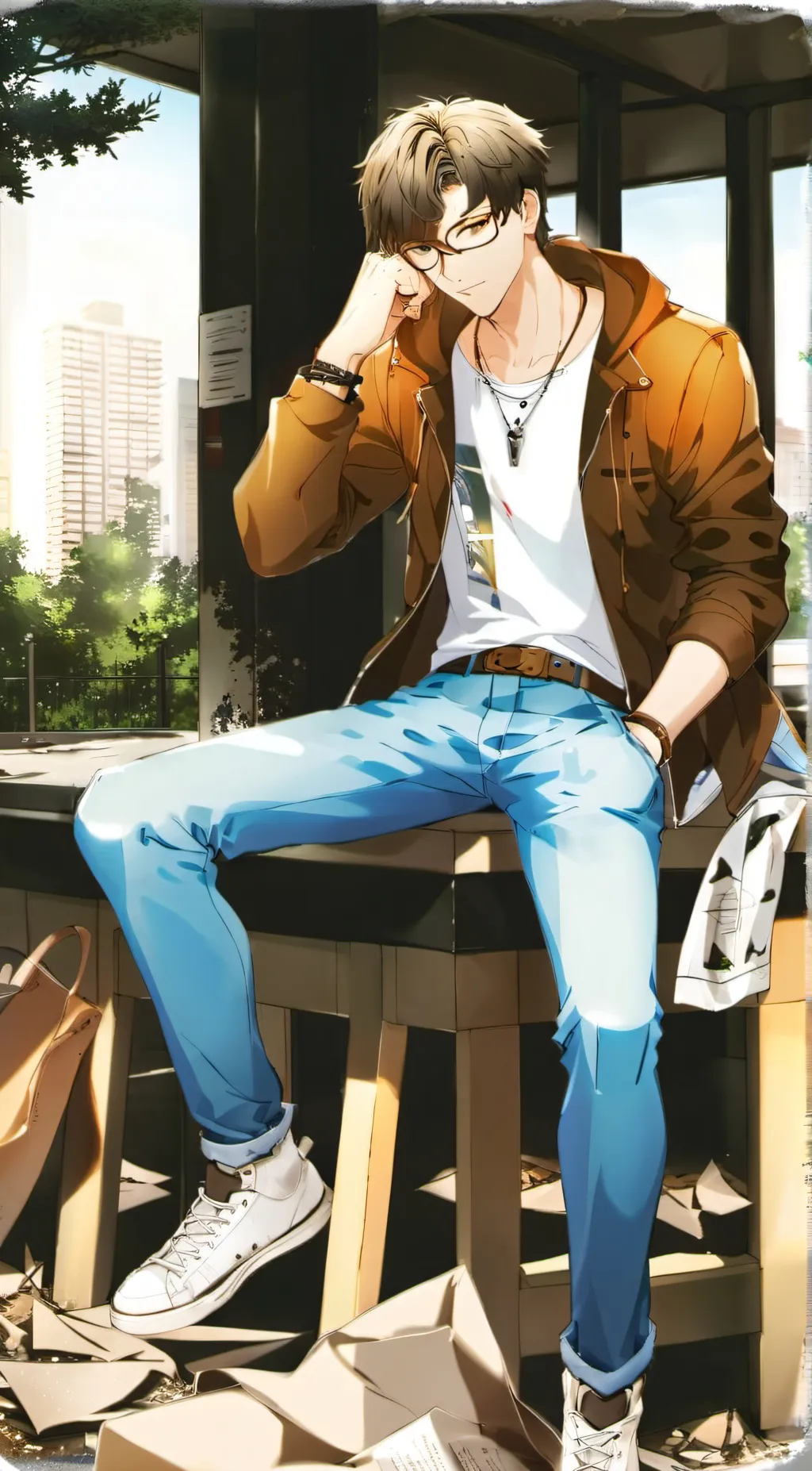 ai character: Nathan  background