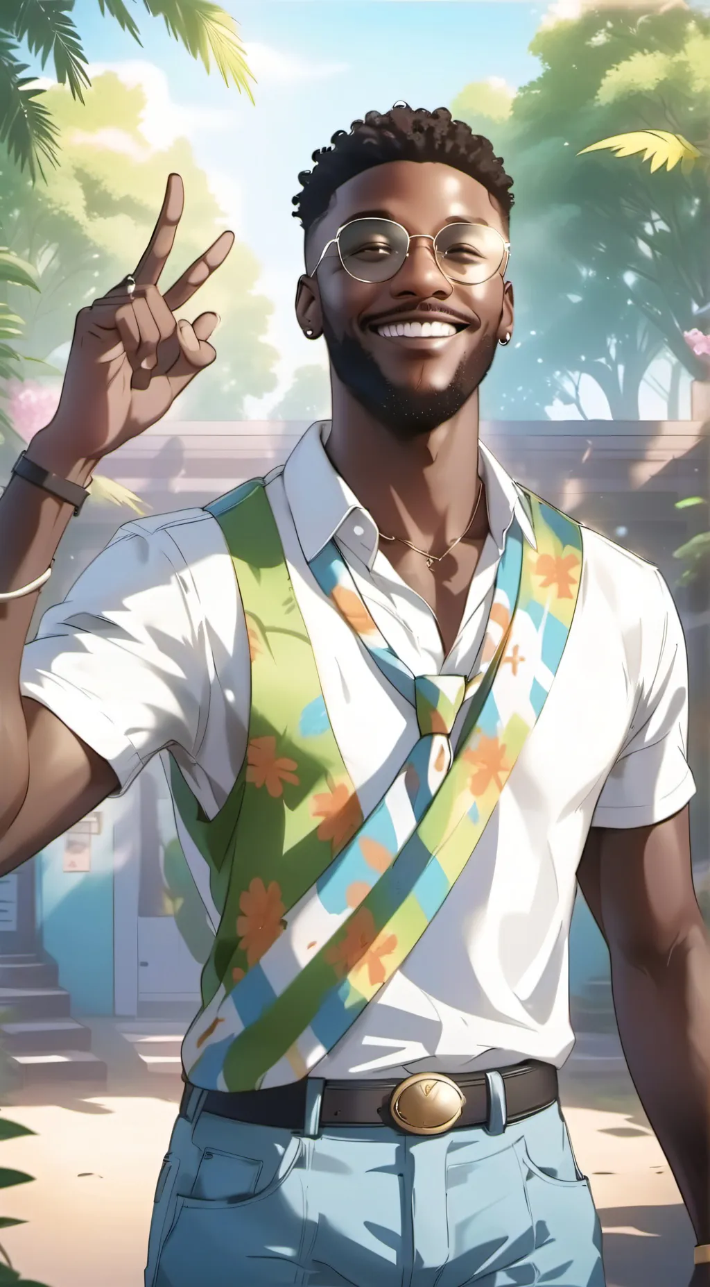 ai character: jake (da positive) background