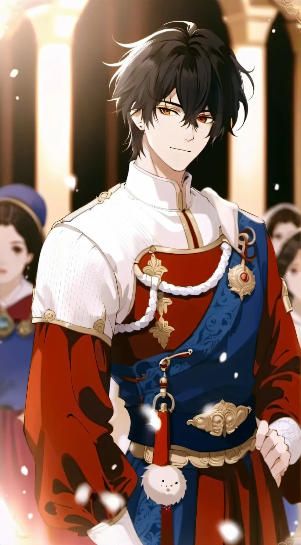 ai character: Azure Whiterose background