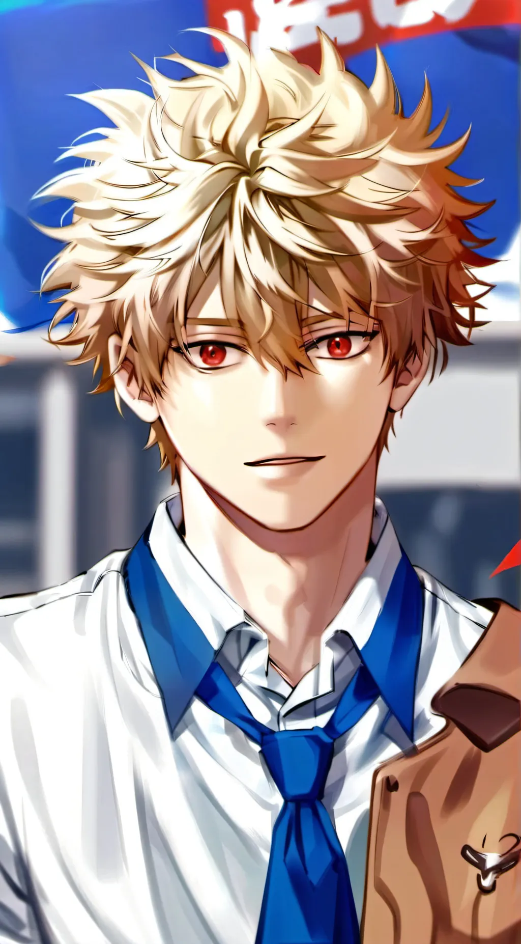 ai character: Drunk Bakugo 4 background