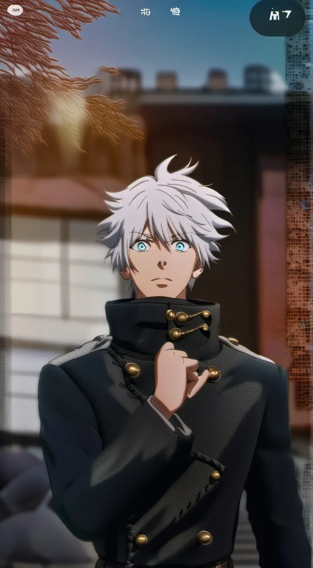 ai character: gojo satoru background