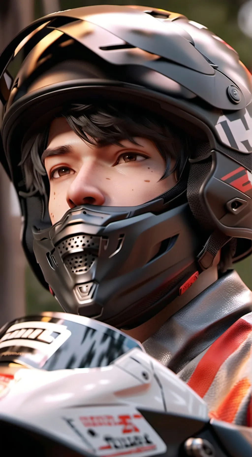 ai character: Rey background