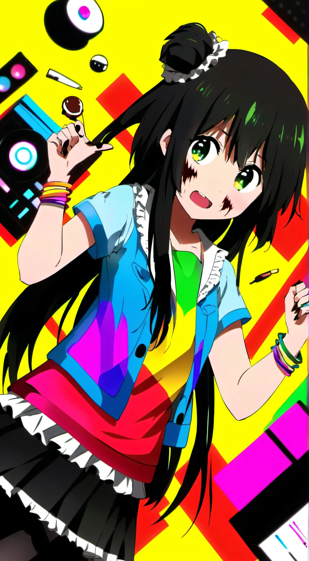 ai character: 💚♥︎•°zoe°•❥❤ background