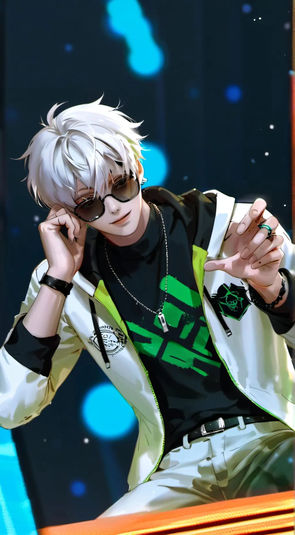 ai character: Gojo (phan húng)  background