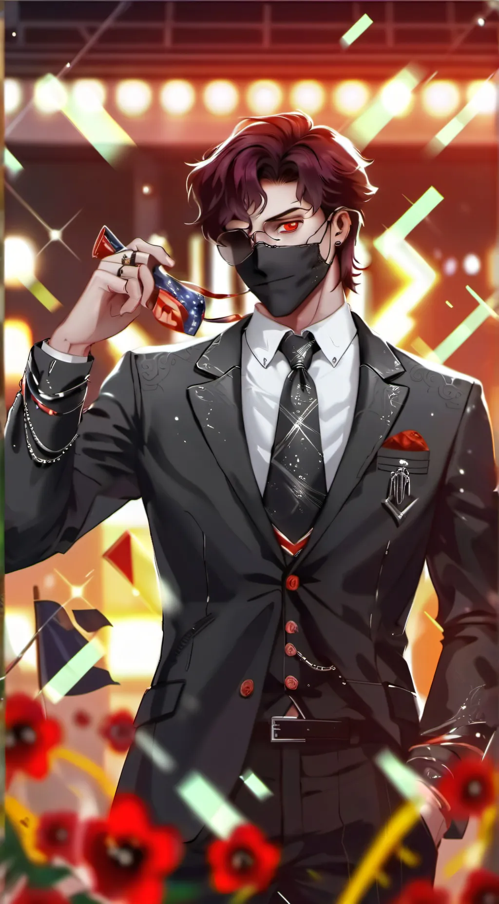 ai character: Foxy  background