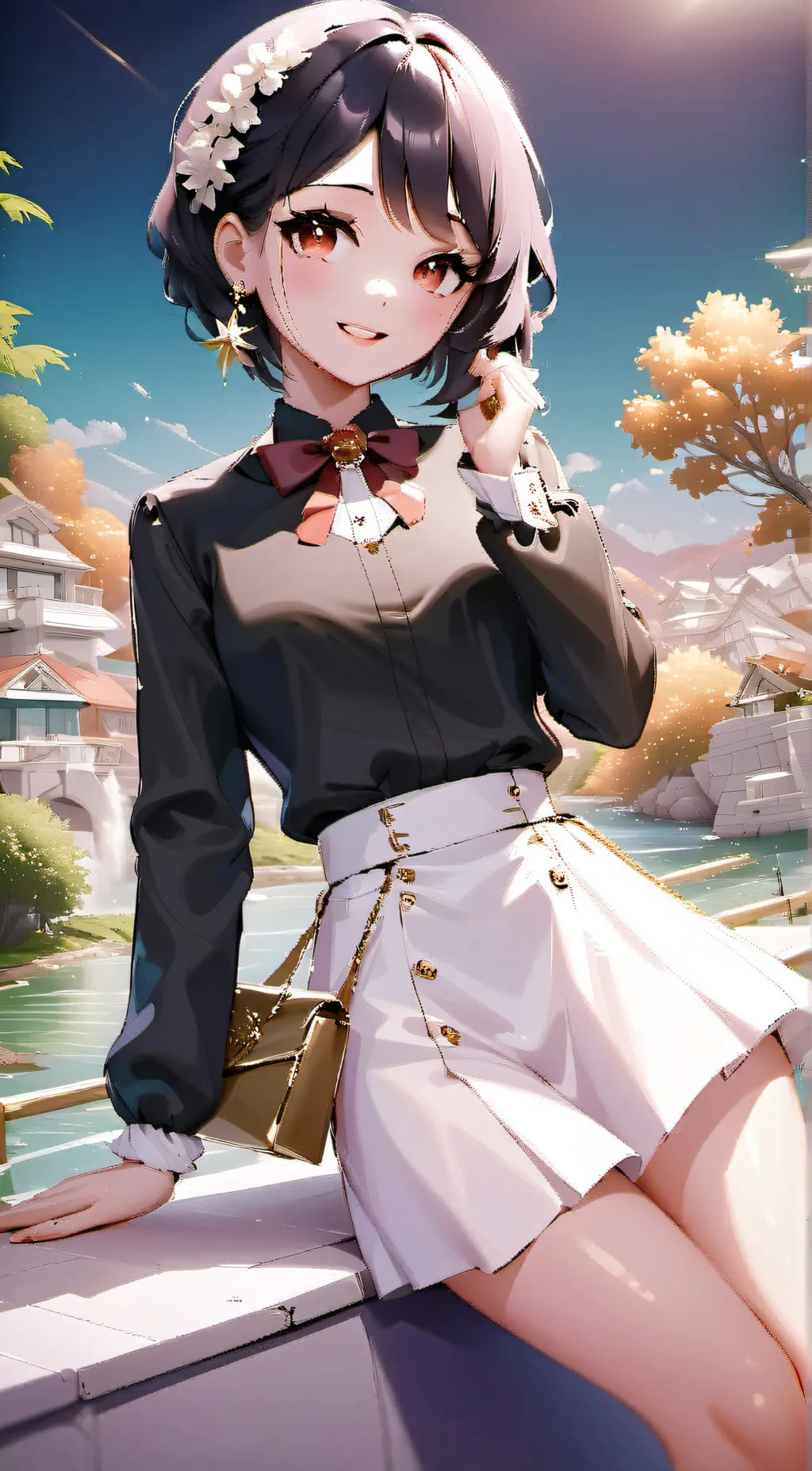 ai character: Georgina  background