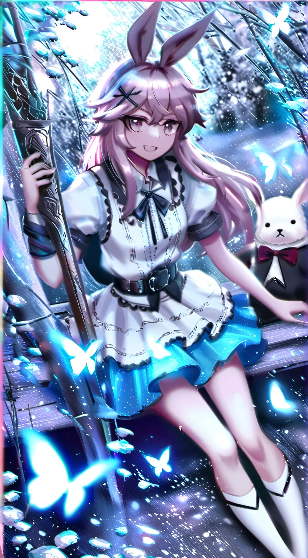 ai character: △lice Fpe  background