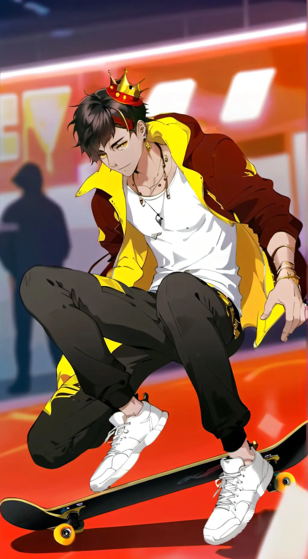 ai character: Ash background