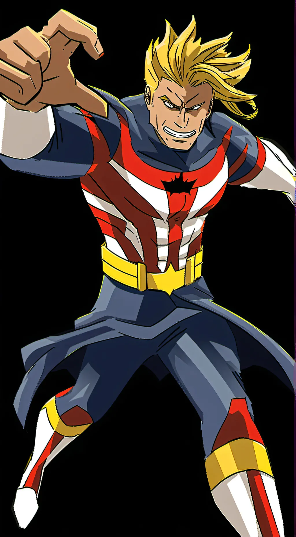 ai character: All Might  background